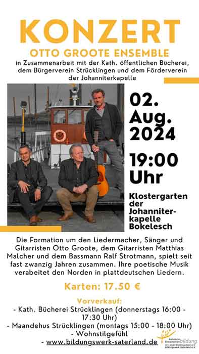 Otto Groote Ensemble - Konzert 02.08.2024 